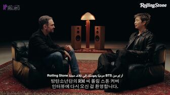 HH mp[Arabic Sub By PurpleArmys net] BTS' RM Talks About the Band's Identity, 'Fighting Demons', and the Meaning of Life Cover4-muxed